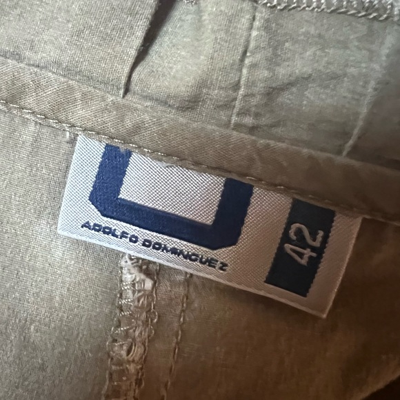 France purchased Adolfo Dominguez ruffle front ruched front dress w/front zip - Picture 8 of 10